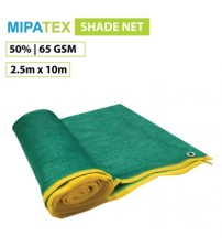 Mipatex 50% Green Shade Net 2.5m x 10m